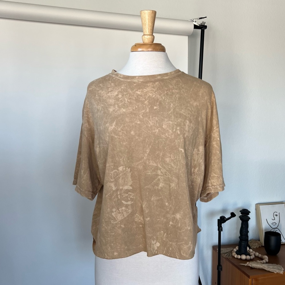 SOLD ❌ NEUTRUAL BASIC DROP SLEEVE TEE - Picture 4 of 4